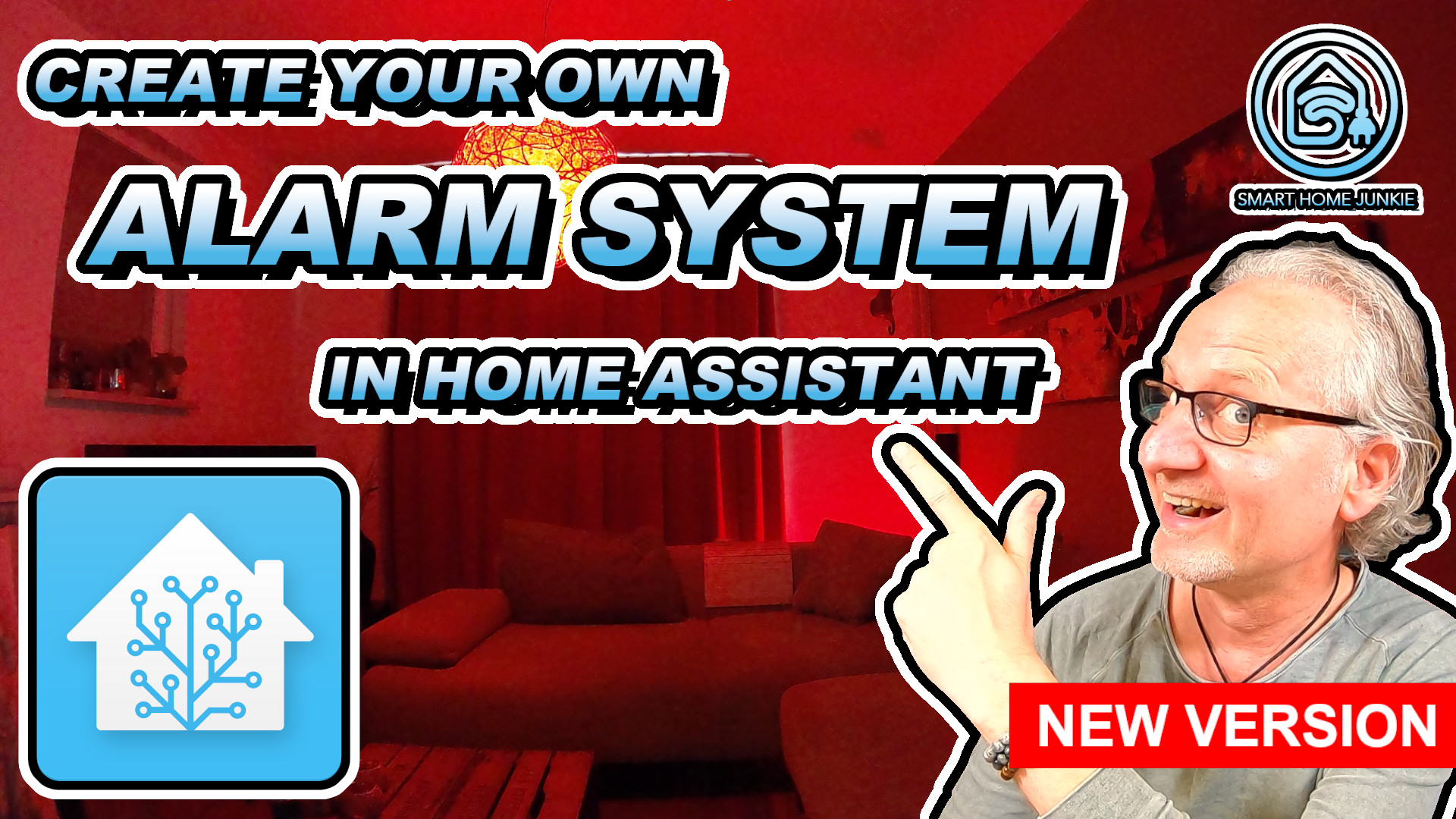 Professional ALARM SYSTEM in Home Assistant! How to set it up.