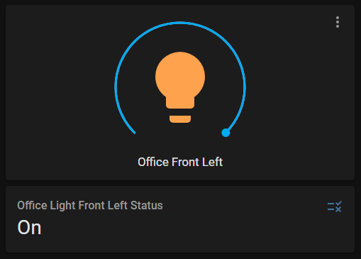 Dashboard example light state