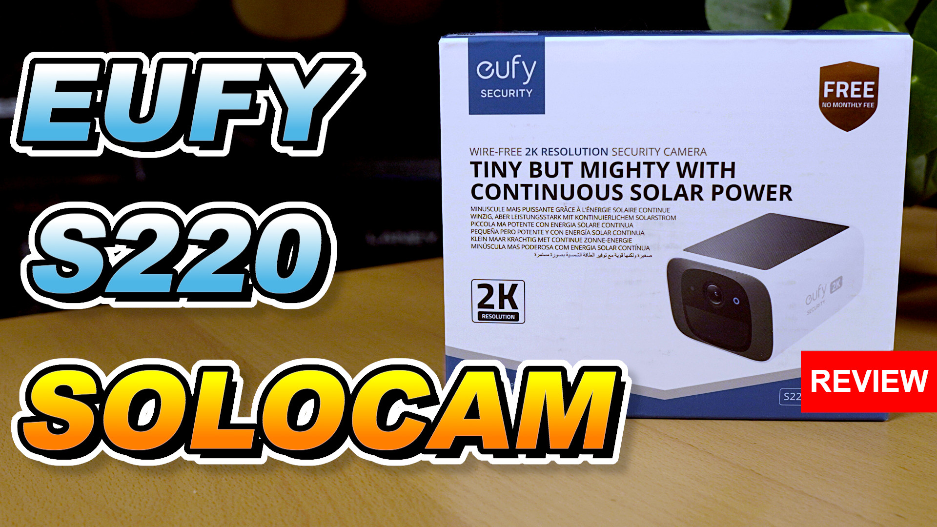 This is THE EASIEST CAMERA to install! The EUFY S220 SoloCam.