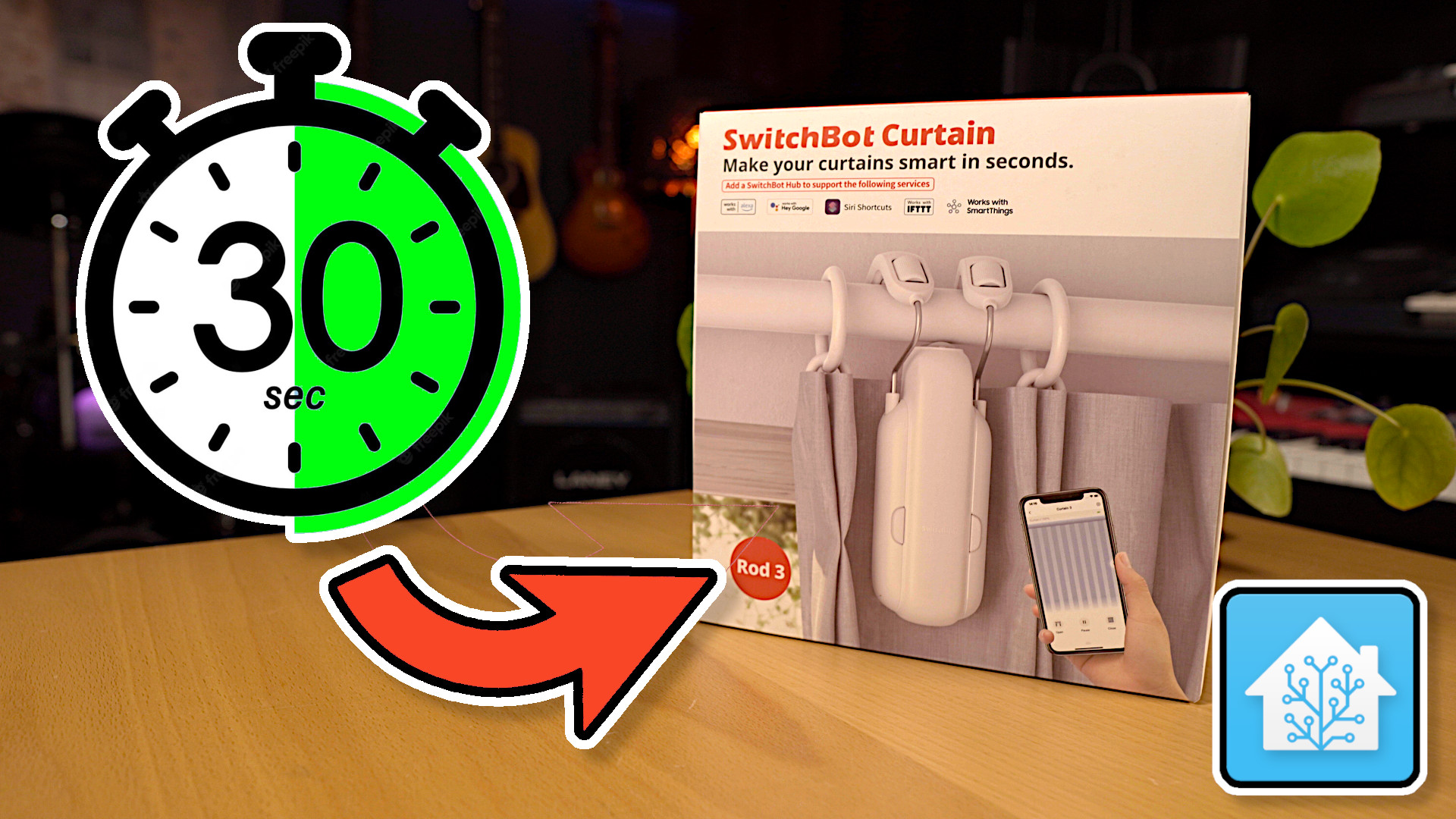 The Switchbot Curtain 3 is so easy to install!